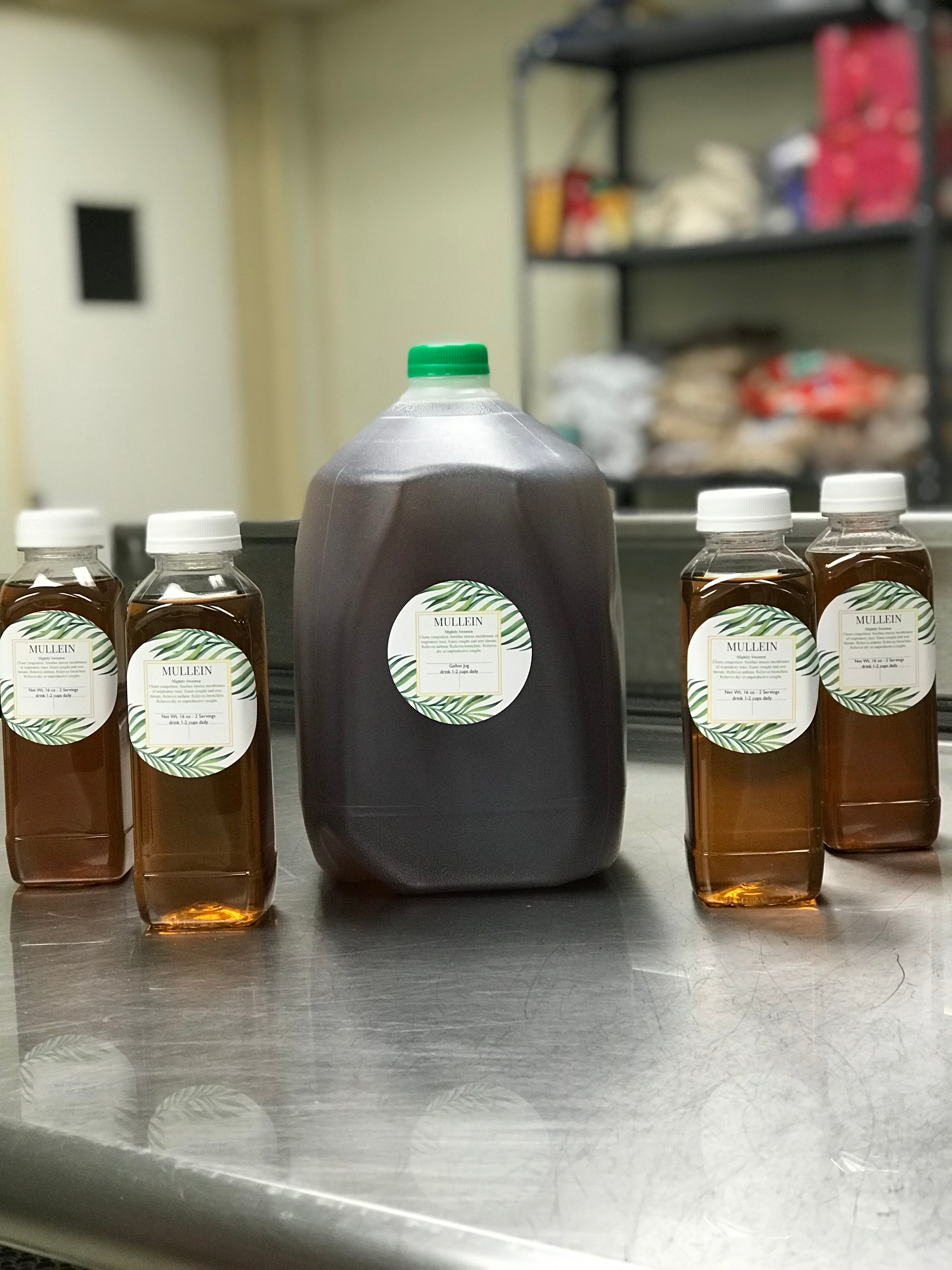 Mullein 16 oz bottle drink